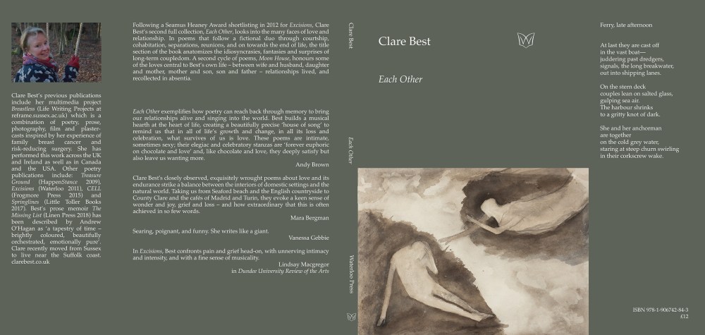 Cover - Each Other - poetry collection by Clare Best